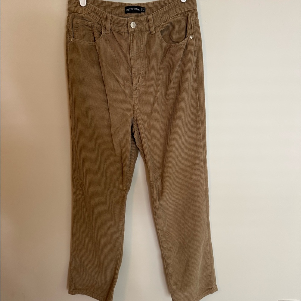 Pretty Little Things Tan Corduroy Pants